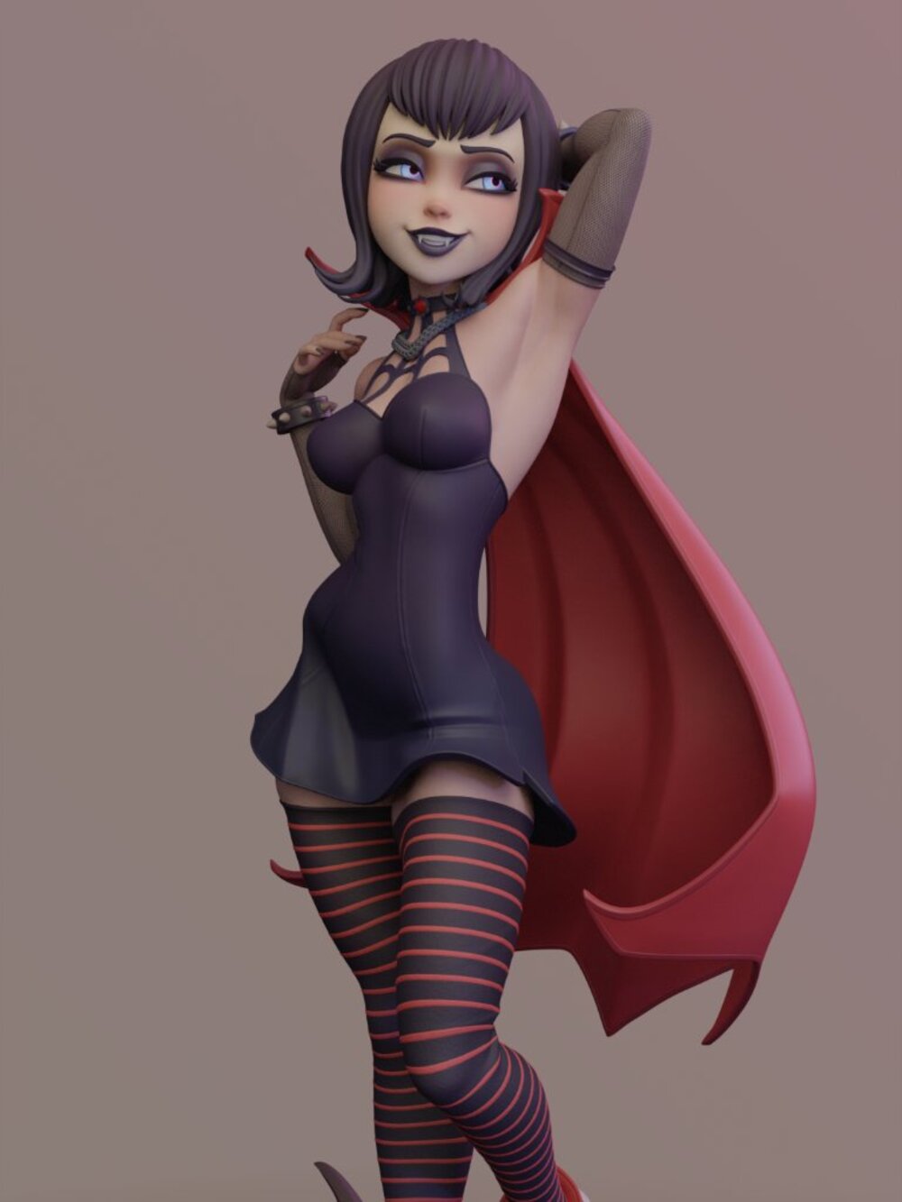 Mavis Dracula from Hotel Transylvania cape version Resin Statue Part Kit
